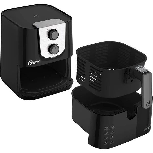 Air Fryer Oster — Cesto removível 4,5L