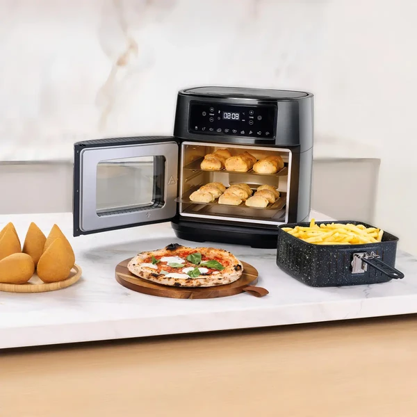 Air Fryer WAP Oven Digital Black Inox 12 Litros