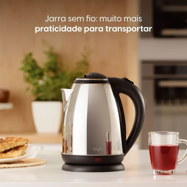Chaleira Elgin — Base sem fio 360°