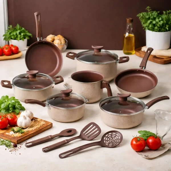 Jogo de Panelas Essenza Di Cheff 10 Peças